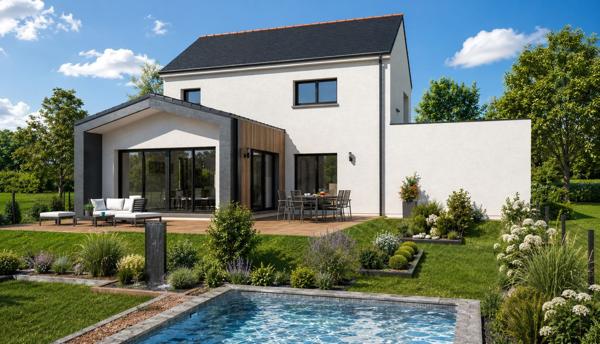 Terrain + Maison à vendre 5 pièces - 115 m²