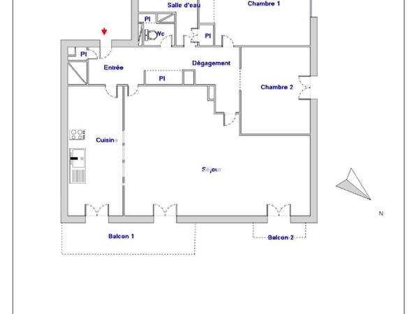 Location Appartement 3 pièces 80.86 m² - Toulouse 31500
