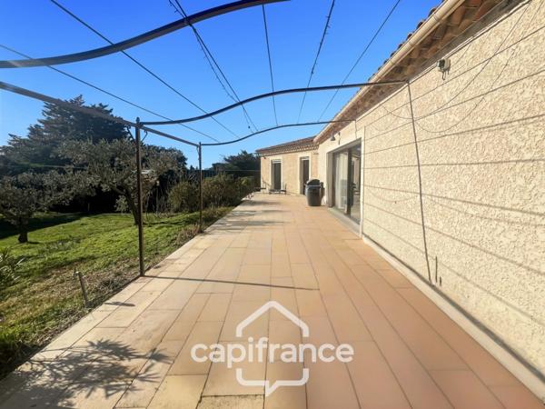 LES TAILLADES, maison individuelle de plain pied de 210 m2, en campagne, 4 chambres, sur un terrain de 2900 m2 environ, piscinene