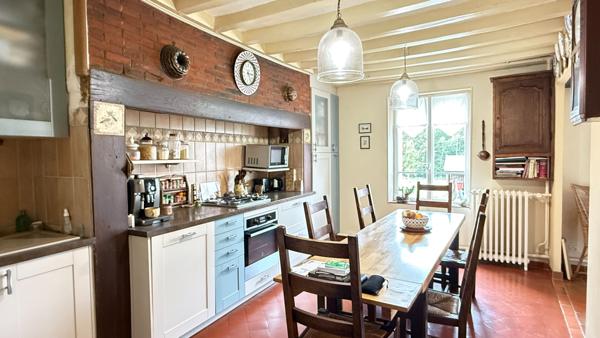NOAILLES PROCHE, MAISON 6 PIECES,  3 CHAMBRES, BUREAU, DEPENDANCE, ACCES PMR, JARDIN CLOS