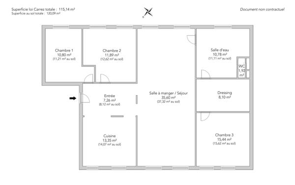Appartement Paris 17e - BATIGNOLLES
