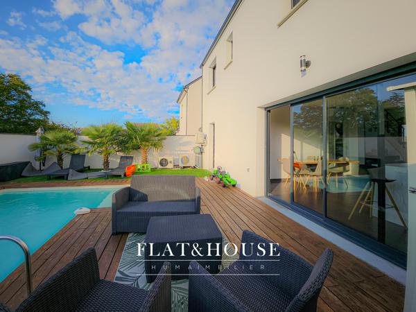 Maison 3ch 102 m2 avec Garage, piscine et terrasse - Saint-Mars-du-Désert