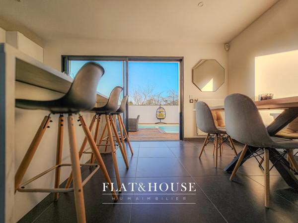 Maison 3ch 102 m2 avec Garage, piscine et terrasse - Saint-Mars-du-Désert