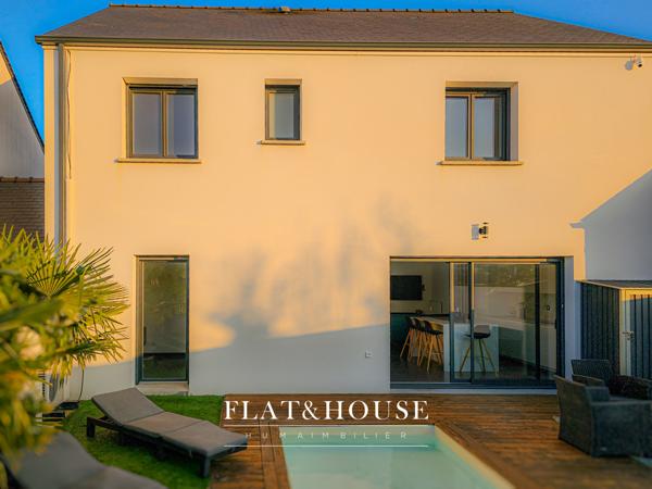 Maison 3ch 102 m2 avec Garage, piscine et terrasse - Saint-Mars-du-Désert