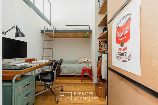 Loft studio photo avec verrière