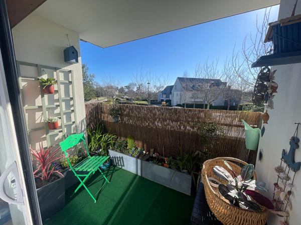 Appartement à vendre à Arradon - Rez de chaussée -balcon- proche mer - 46 m²
