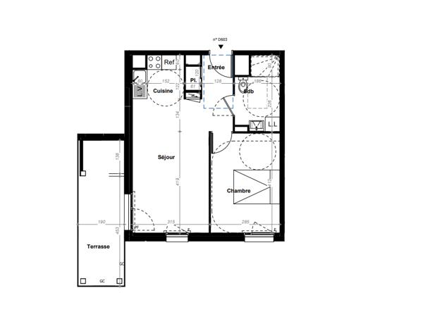 Appartement T2 Orvault - Cholière - L'Agence Locale