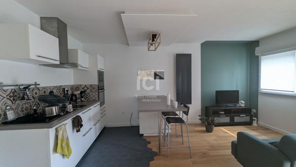 Appartement T2 49.08m² - Meuble - Nantes Secteur Beaujoire - Loggia + Parking