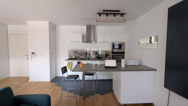 Appartement T2 49.08m² - Meuble - Nantes Secteur Beaujoire - Loggia + Parking