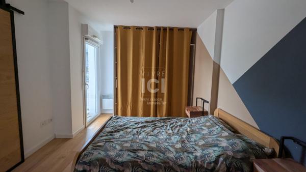 Appartement T2 49.08m² - Meuble - Nantes Secteur Beaujoire - Loggia + Parking