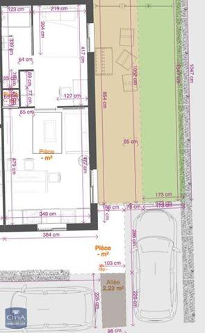Appartement à louer 2 pièces 48.35m² Albi (81000)
