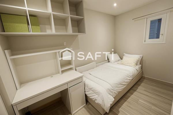 Deux pièces avec balcon, parking, cave à 3 min du RER