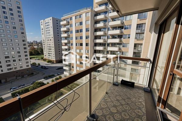 Deux pièces avec balcon, parking, cave à 3 min du RER
