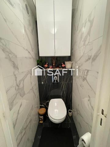 Deux pièces avec balcon, parking, cave à 3 min du RER