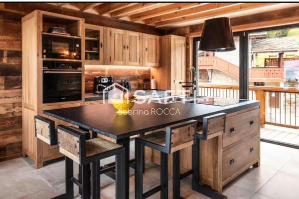 LA PLAGNE – CHALET INDIVIDUEL 118 m² – 6 CHAMBRES – ESPACE BIEN-ÊTRE – SKIS AUX PIEDS – DOMAINE SKIABLE PARADISKI