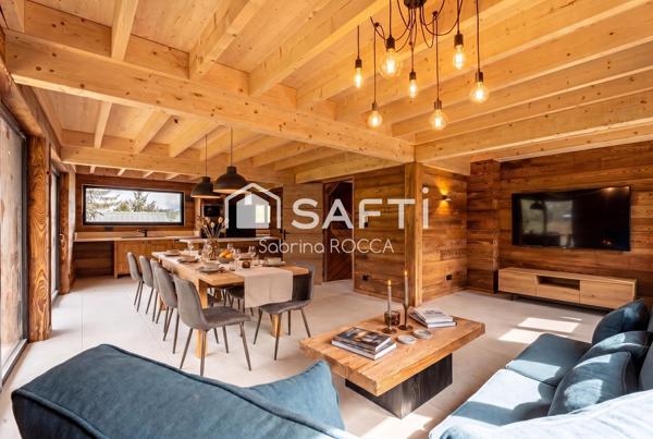 LA PLAGNE – CHALET INDIVIDUEL 118 m² – 6 CHAMBRES – ESPACE BIEN-ÊTRE – SKIS AUX PIEDS – DOMAINE SKIABLE PARADISKI