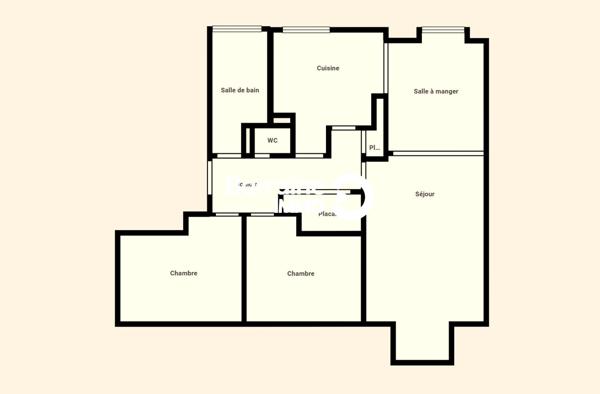 Vente appartement à Brest, 3 pièces 67m²