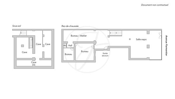 Local commercial Paris 11e - SAINTE-AMBROISE / LA ROQUETTE