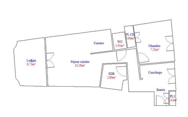 Appartement à vendre    2 pièces • 36,66 m2 La Grande-Motte