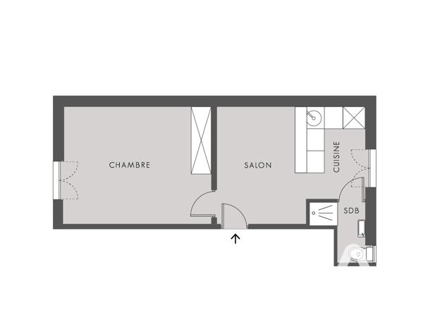 Appartement à vendre 2 pièces 29 m² Saint-Ouen-sur-Seine