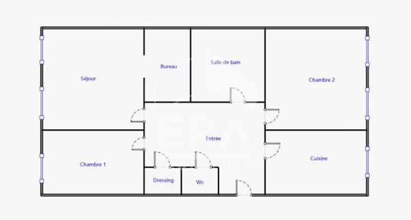 Appartement Lyon 3 pièces 76m2