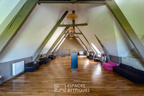 Manoir avec piscine et salle de réception