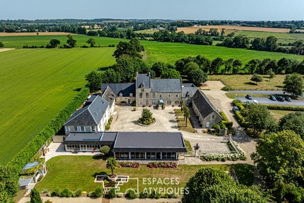Manoir avec piscine et salle de réception