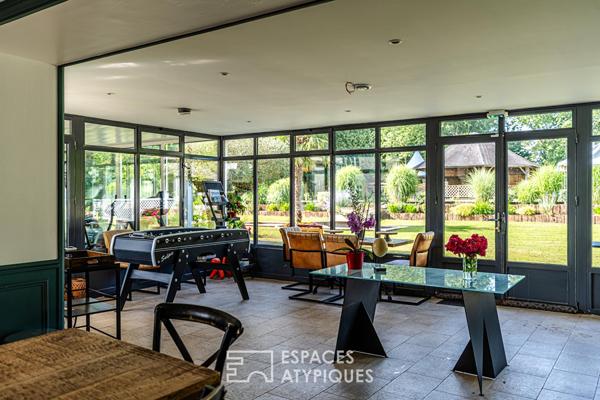 Manoir avec piscine et salle de réception