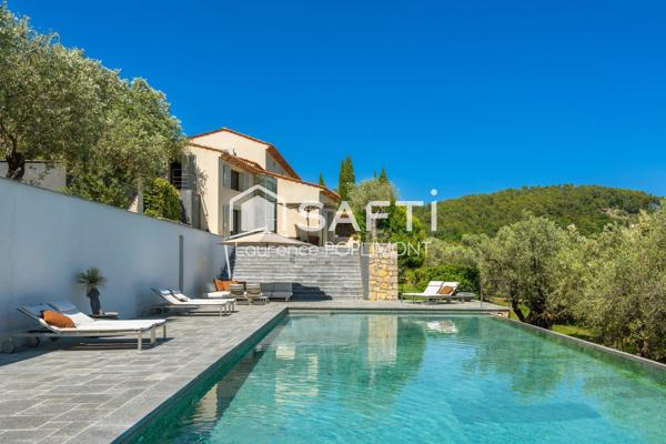 Prestigieux domaine à Tourrettes : Quand l'authenticité du passé sublime le luxe d'aujourd'hui. Panorama grandiose.