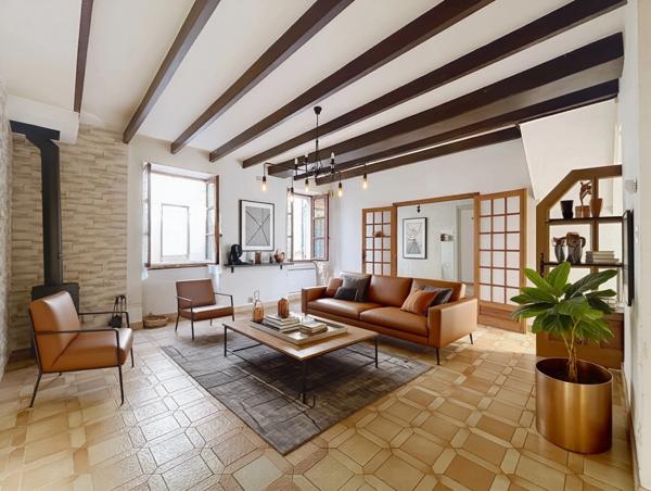 Belle maison de village - 123 m² et 4 chambres avec jardin au calme