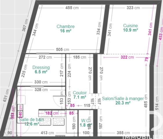 Appartement à vendre 3 pièces 77 m² Castres