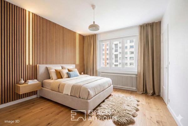 Etage élevé avec ascenseur à rénover