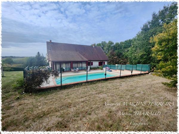 Dpt Cher (18), à vendre SAINT GEORGES SUR LA PREE maison avec dépendance et piscine