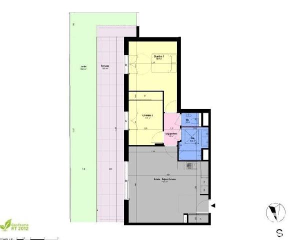 Appartement à vendre 3 pièces 63 m² Châteauneuf-Grasse