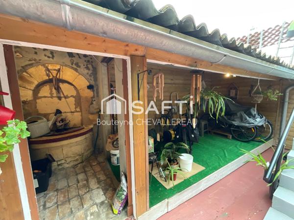 Maison de ville avec jardin et garage