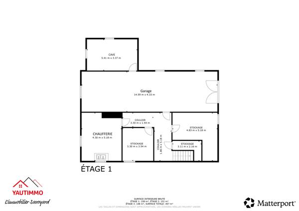 CRANVES-SALES – Maison 243 m² – Terrain 860 m² – 5 chambres – Possibilité 2 appartements – Grand garage
