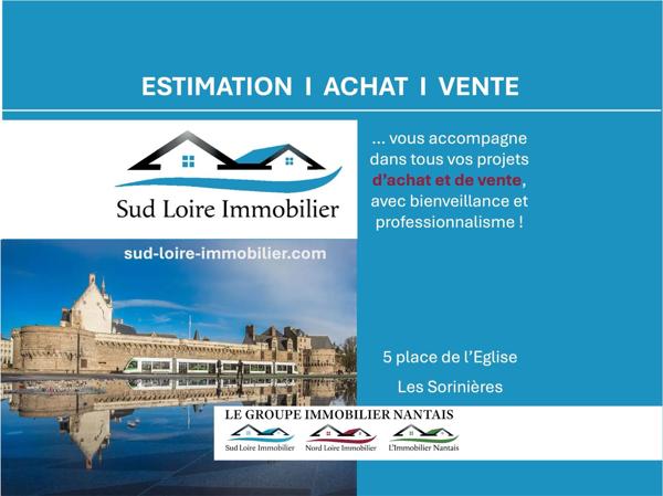 LES SORINIERES : Grande Maison Familiale à rénover en plein coeur du bourg