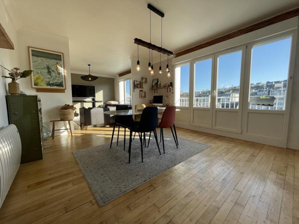 Quimper Centre – Appartement T3 (80m2) proche de la Gare avec Cave & Garage
