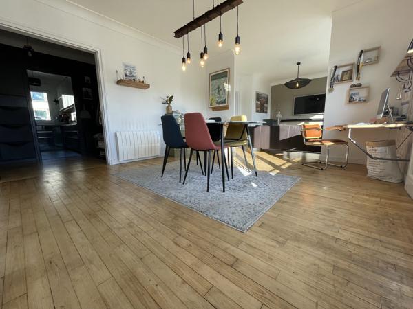 Quimper Centre – Appartement T3 (80m2) proche de la Gare avec Cave & Garage