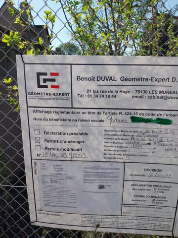 Terrain Les Mureaux 431 m²