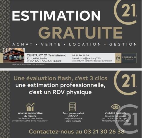 Appartement F5 à vendre  6 pièces - 201 m2 BOULOGNE SUR MER - 62