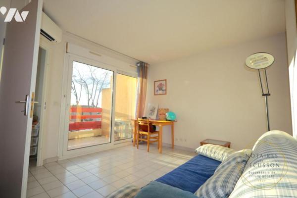 Appartement T2 avec terrasse, garage et parking