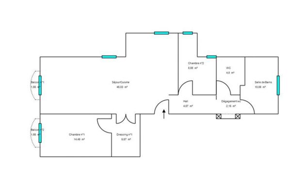 Appartement à vendre 