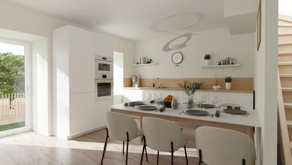 Saint-Sébastien-sur-Loire (44230) Maison rénovée de 65 m2 place du Douet ST SEBASTIEN SUR LOIRE