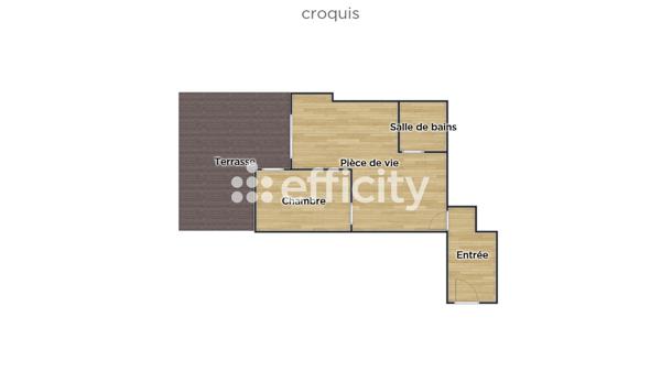 Appartement 2 pièces - 50 m²