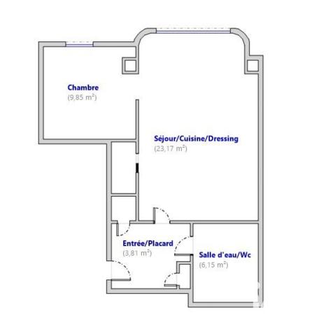 Appartement à vendre 2 pièces 43 m² Paris 11