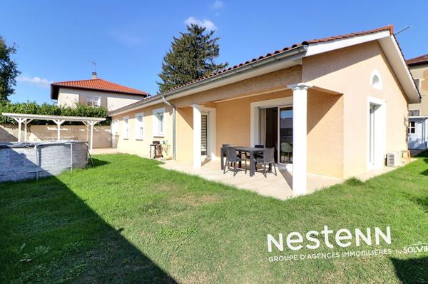 Centre Ville Mions, Maison 6 pieces 121m2, plain-pied, terrain 562 m2