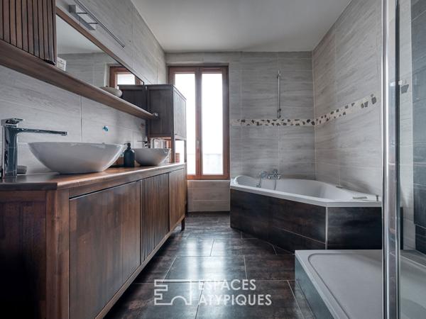 Maison familiale en bord de seine.