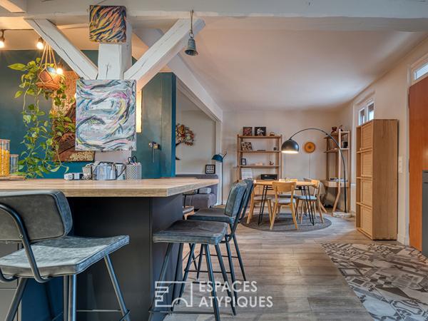 Maison familiale en bord de seine.