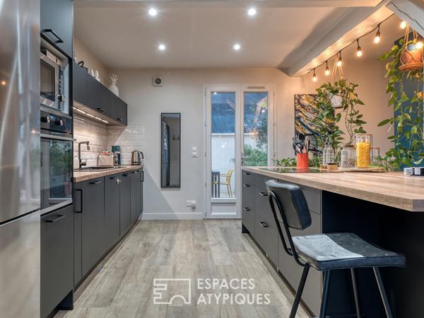 Maison familiale en bord de seine.